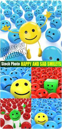 Веселые и грустные смайлики | Happy and sad smileys