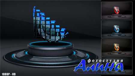 3D Logo on Stage