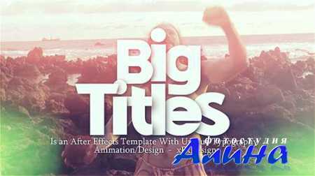 Big Titles Slideshow Typography