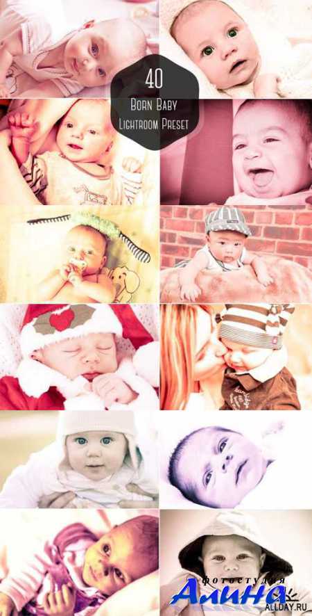 40 Born Baby Lightroom 4-5 Presest