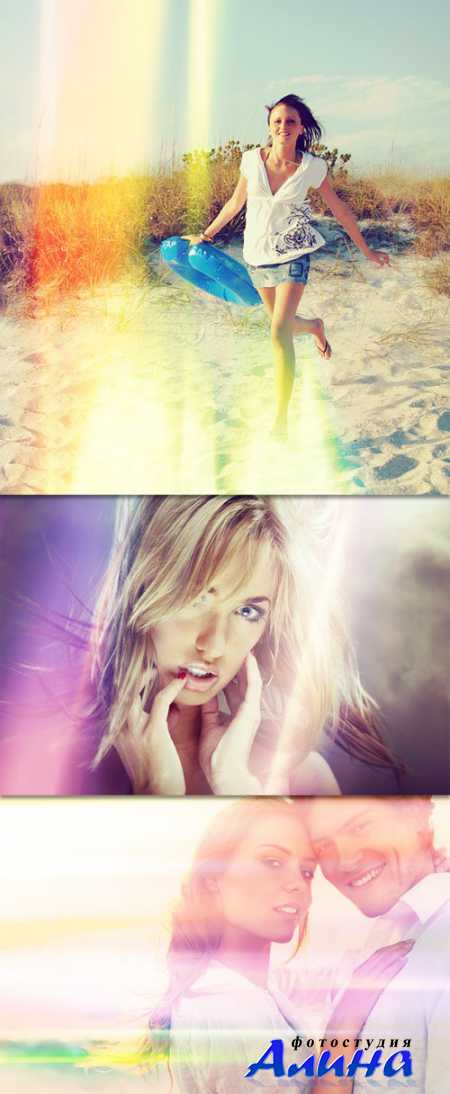 Futuristic Light Leaks Textures