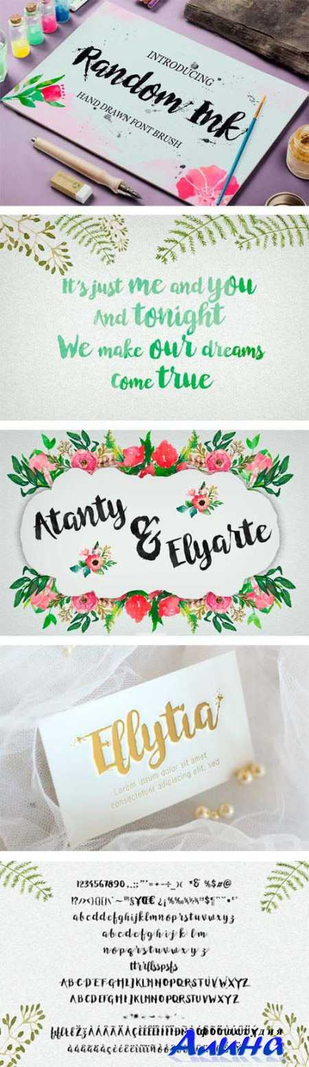 Random Ink Font