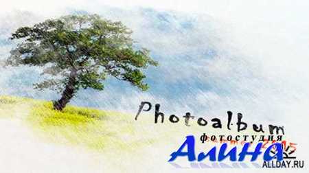 Pencil Watercolor Photo Album