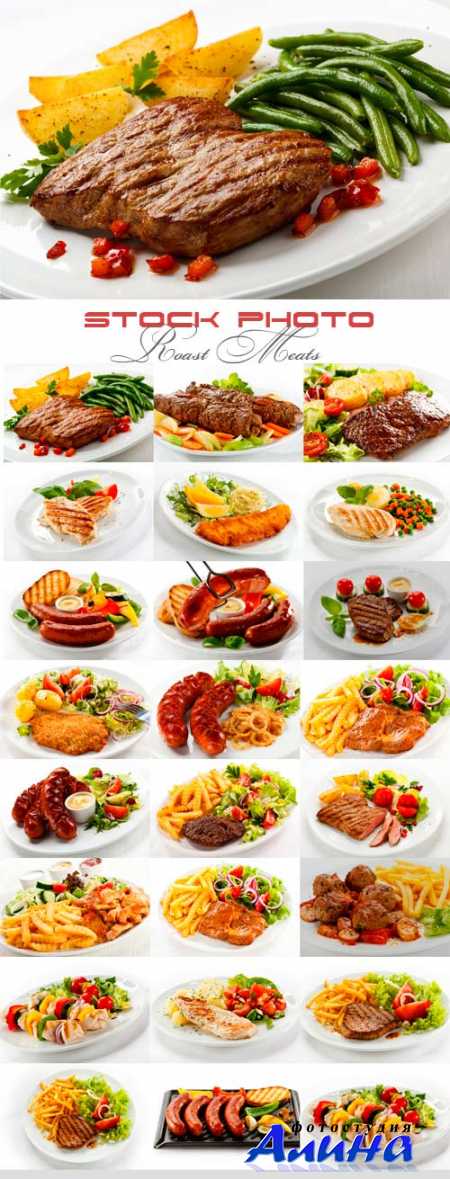 Roast Meat raster graphics