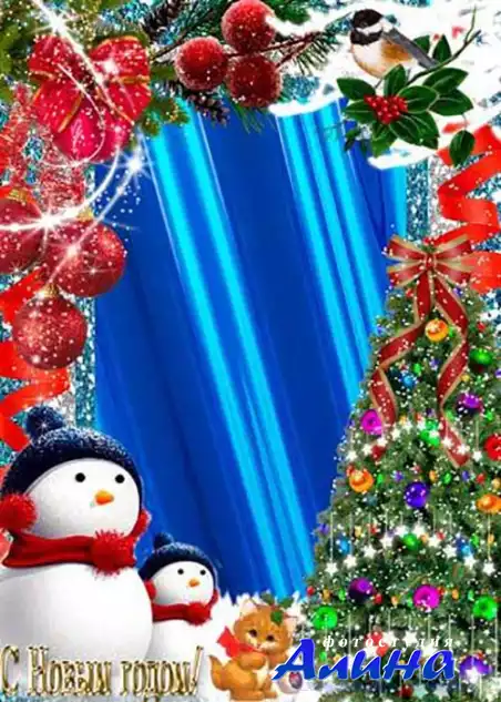 Новогодняя рамка для фото - С новым 2011 годом!