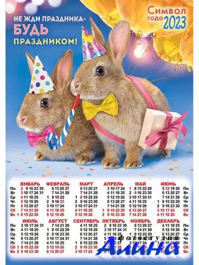 Календарь Кролики 2011 / Calendar Rebbits 2011